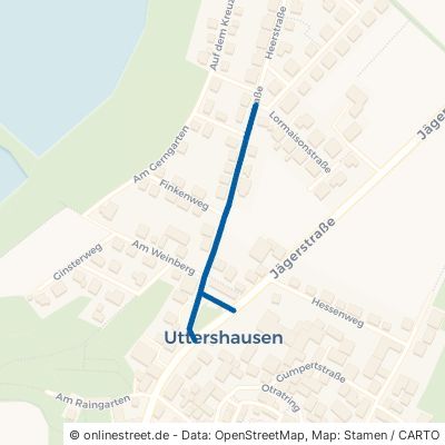 Heerstraße Wabern Uttershausen 