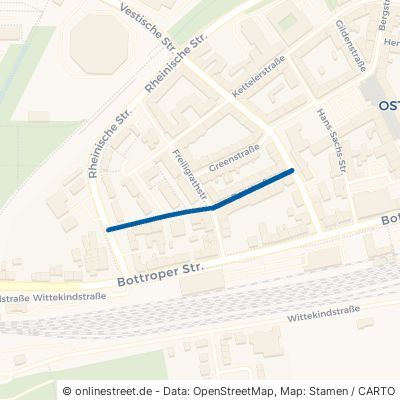 Baustraße Oberhausen Osterfeld-West 