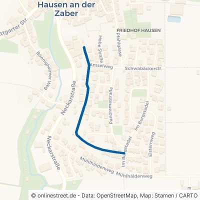 Heckenweg 74336 Brackenheim Hausen Hausen