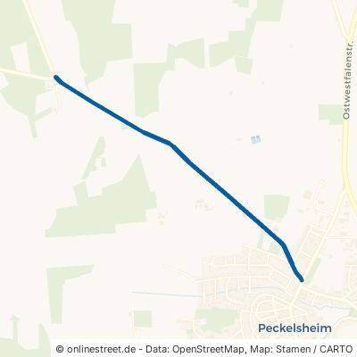 Helmernsche Straße Willebadessen Peckelsheim 