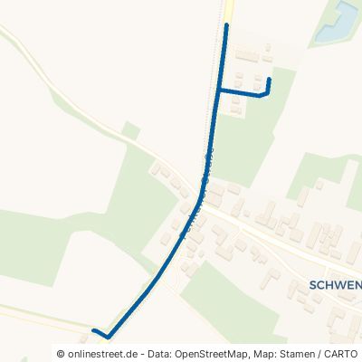 Penkuner Straße Grambow Schwennenz 