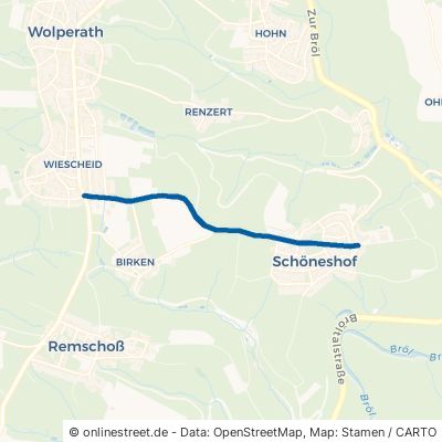 Schöneshofer Straße Neunkirchen-Seelscheid Schöneshof 