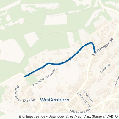 Rücksweg 37299 Weißenborn 