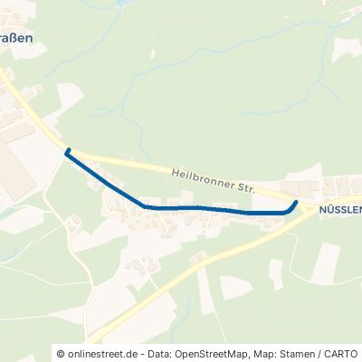 Hohe Straße Mainhardt Hohenstraßen 