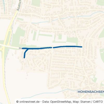 Muckensturmer Straße Weinheim Hohensachsen 