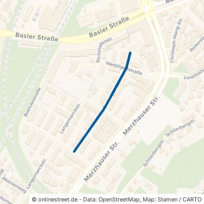Matthias-Erzberger-Straße Freiburg im Breisgau Unterwiehre 
