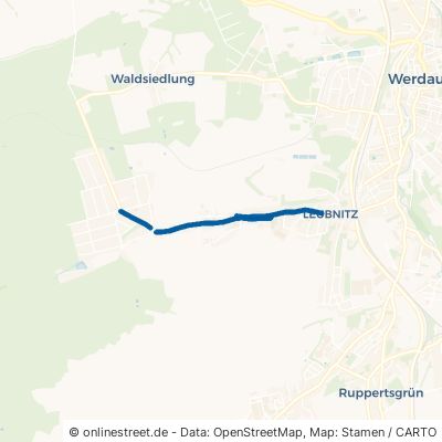 Wettinerstraße Werdau Leubnitz 