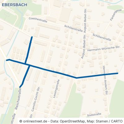 Lutherstraße Ebersbach-Neugersdorf Ebersbach 