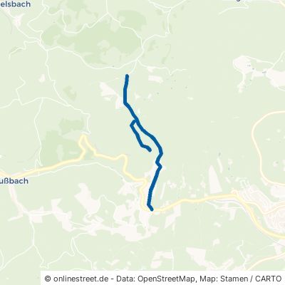 Steinhalden Triberg im Schwarzwald Nußbach 