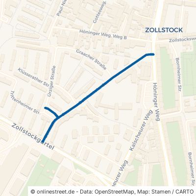 Bernkasteler Straße Köln Zollstock 
