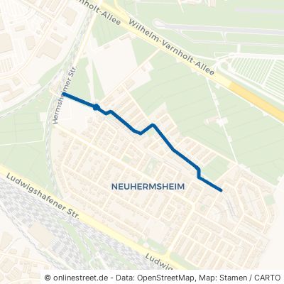 Ernst-Barlach-Allee Mannheim Neuhermsheim 