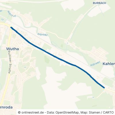 Gothaer Straße Wutha-Farnroda Kahlenberg 