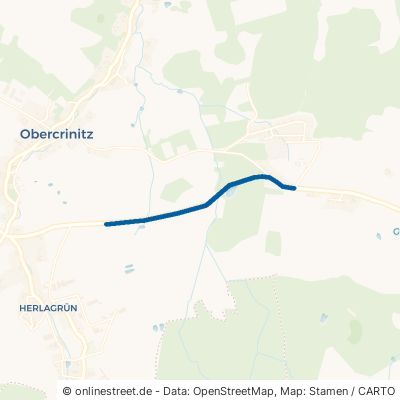 Bärenwalder Straße Crinitzberg Obercrinitz 