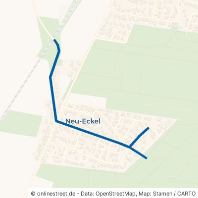 Rotdornweg Rosengarten Eckel 