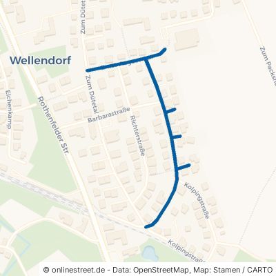 Ernst-August-Straße Hilter am Teutoburger Wald Wellendorf 