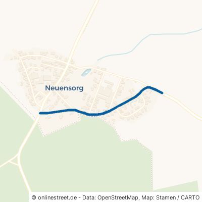 Forststraße Weidhausen bei Coburg Neuensorg 