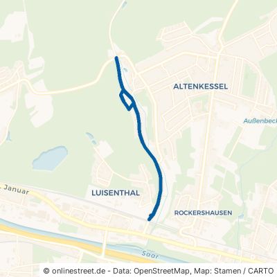 Altenkesseler Straße Völklingen Luisenthal 