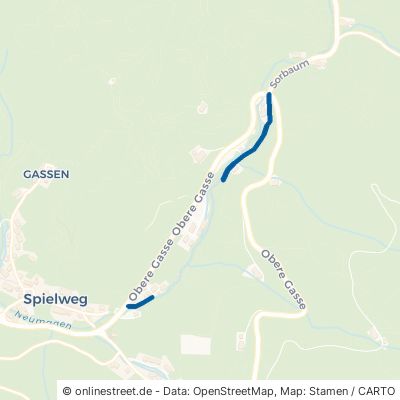 Talweg Münstertal Obermünstertal 