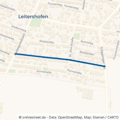 Lindenmahdstraße Stadtbergen Leitershofen 