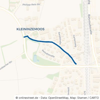 Inzemooser Straße Röhrmoos Kleininzemoos 
