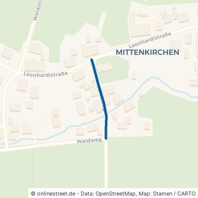 Kirchweg Bruckmühl Mittenkirchen 