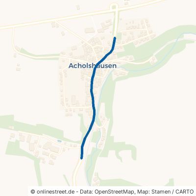 Hugo-Wilz-Straße Gaukönigshofen Acholshausen 