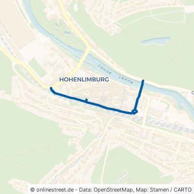 Bahnstraße Hagen Hohenlimburg 