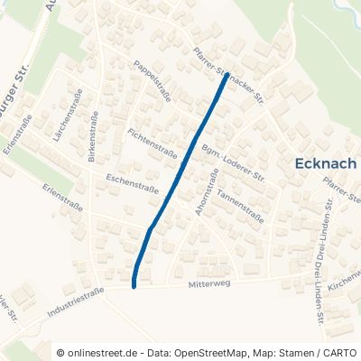 Kreuzstraße Aichach Ecknach 