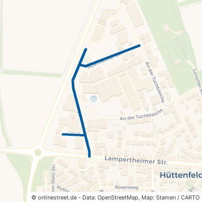 Heppenheimer Straße Lampertheim Hüttenfeld 