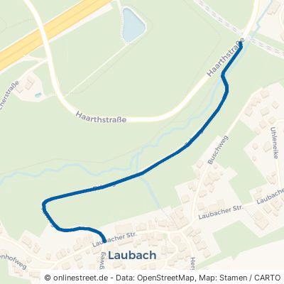 Talweg Hannoversch Münden Laubach 