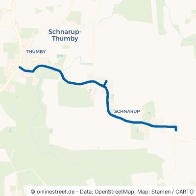 Schnaruper Straße Schnarup-Thumby 