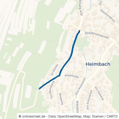Blumbergstraße Teningen Heimbach 