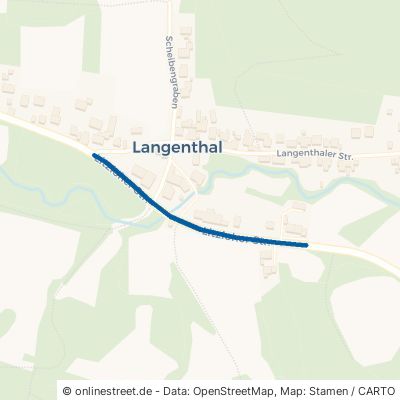 Litzloher Straße Berg bei Neumarkt in der Oberpfalz Langenthal 