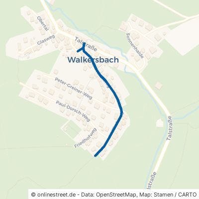 Kirchweg Plüderhausen Walkersbach 
