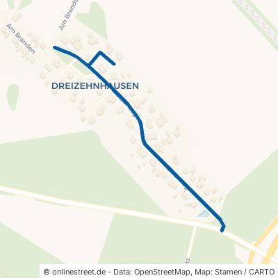 Köhlerweg 17498 Wackerow Dreizehnhausen Dreizehnhausen