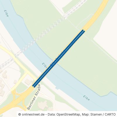 Elbebrücke Zeithain Röderau-Bobersen 