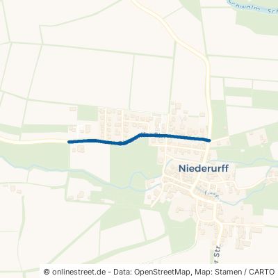 Oberurffer Straße Bad Zwesten Niederurff 
