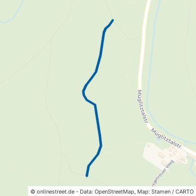 Grüner Weg Altenberg Geising 