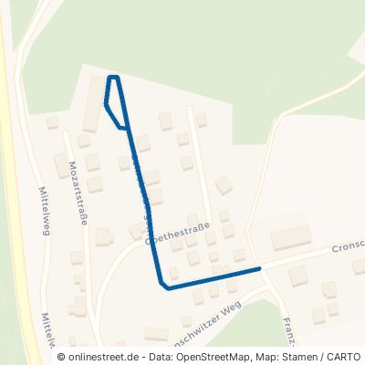 Schreberbergstraße Weida 