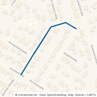 Schopenhauerstraße Lage Müssen 