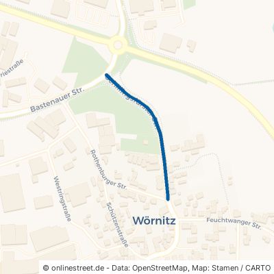 Schillingsfürster Straße Wörnitz Oberwörnitz 