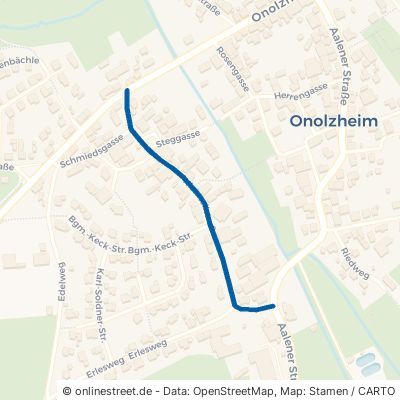 Kleinteilstraße Crailsheim Onolzheim 