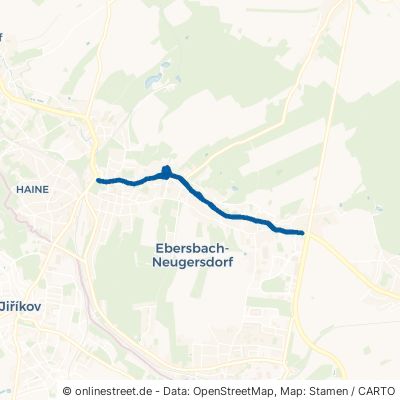 Hauptstraße Ebersbach-Neugersdorf Ebersbach 