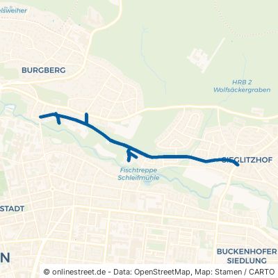 Ebrardstraße Erlangen Erlangen-Ost 