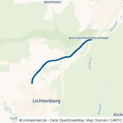 Hammerweg Lichtenberg Dorschenmühle 