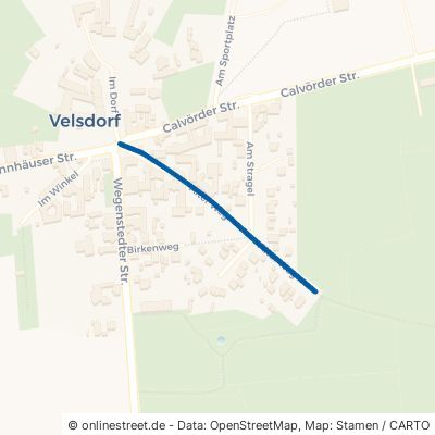 Alter Weg Calvörde Velsdorf 