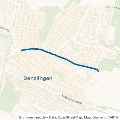 Hindenburgstraße Denzlingen 