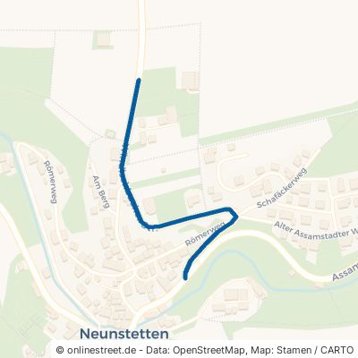 Windischbucher Straße Krautheim Neunstetten 