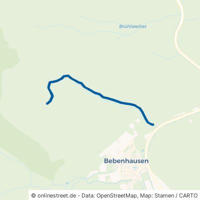 Sommerkaltenbüchleweg Tübingen Bebenhausen 