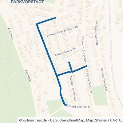 Otto-Bartning-Straße Weimar Parkvorstadt 